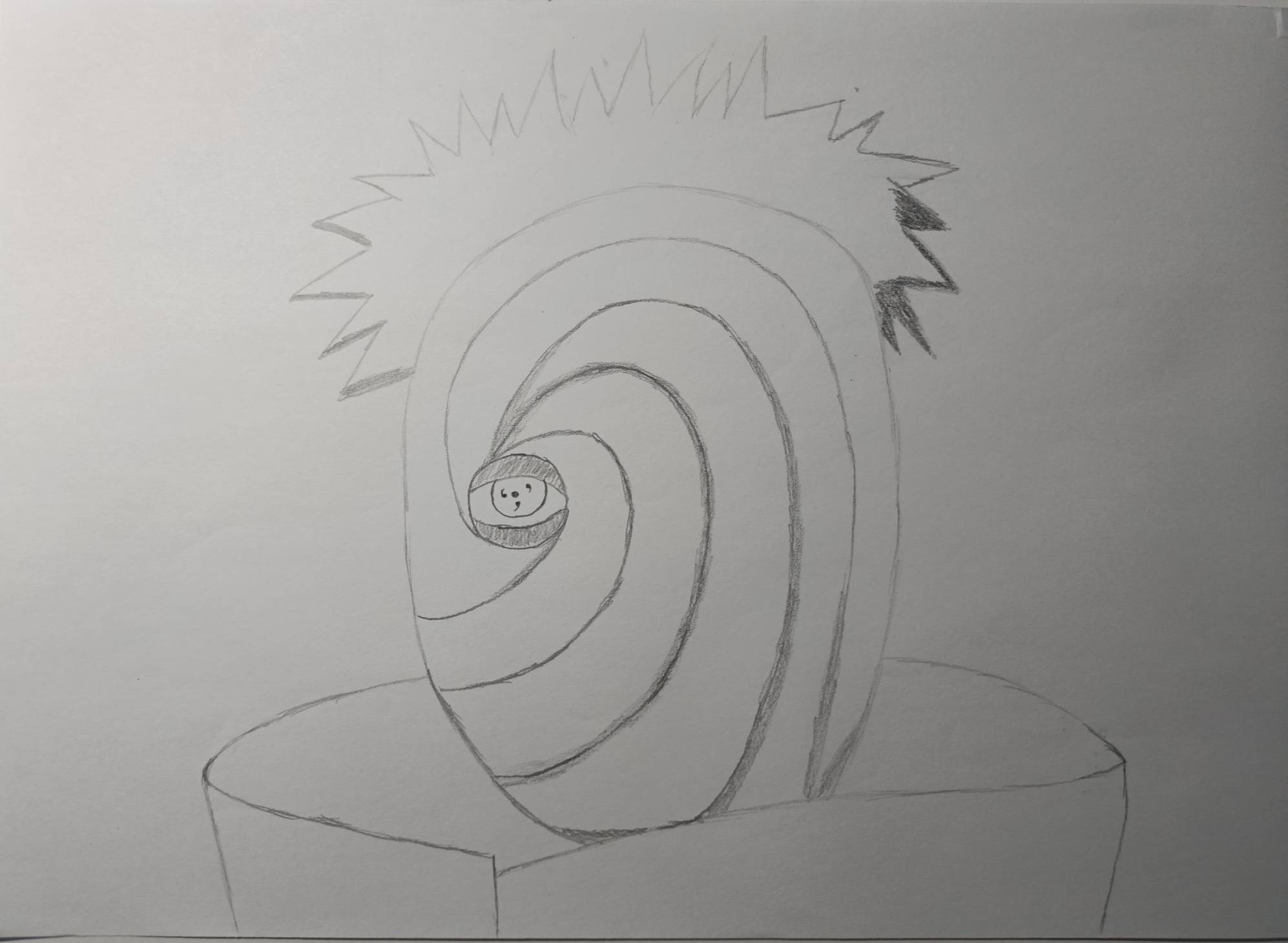 Obito Uchiha fan art I drew : r/Naruto