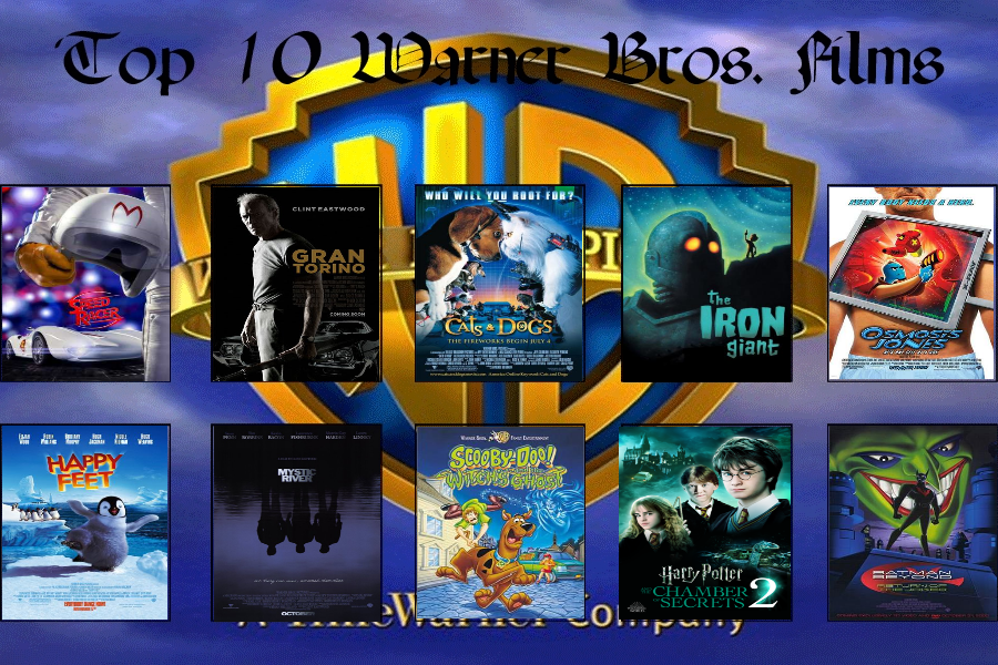 Top 10 Favorite Warner Brothers Movies by LewdChuckE on DeviantArt Top 10 Favorite Warner Brothers Movies by LewdChuckE on DeviantArt