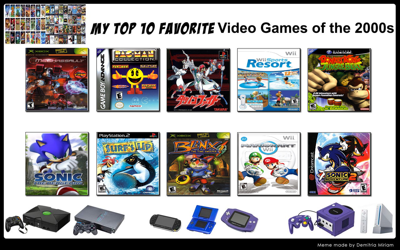 Popular video discount games in 2000