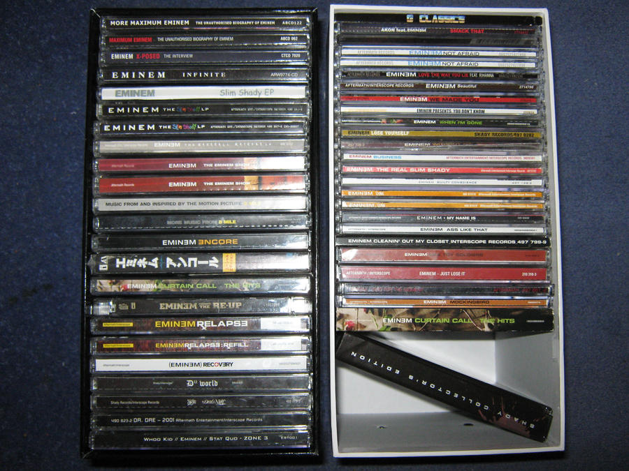 My Eminem CD Collection by EmmaCollector on DeviantArt.