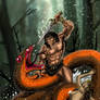 Savage Sword of Conan The Barbaian: Snake Fight!