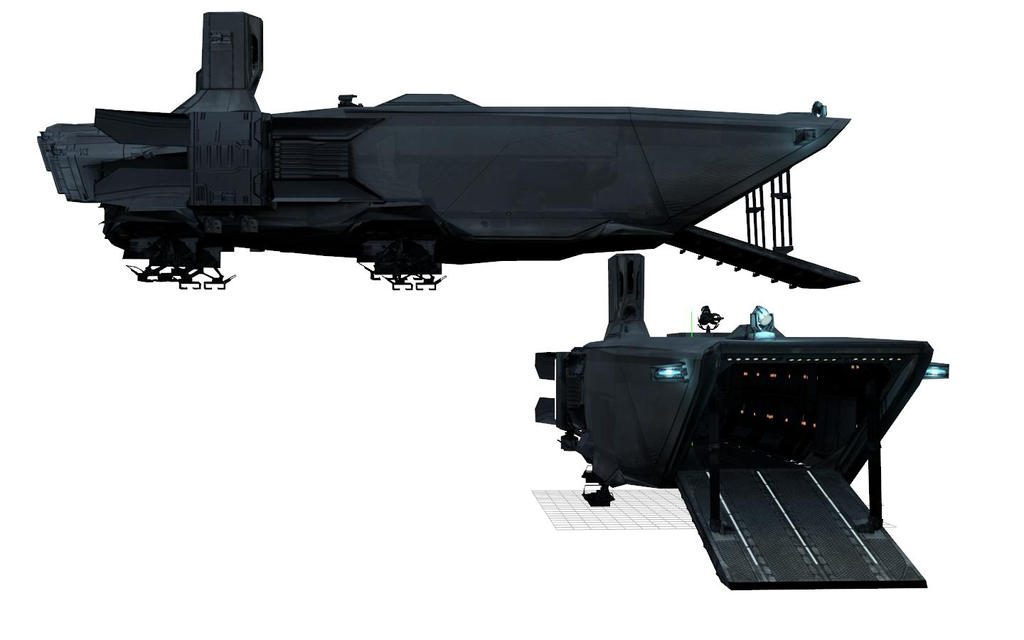Atmospheric Assault Lander(MMD) by 32Rabbit on DeviantArt