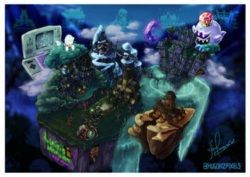 Isometric Nostalgia: Luigi's Mansion Dark Moon by Hugo-H2P