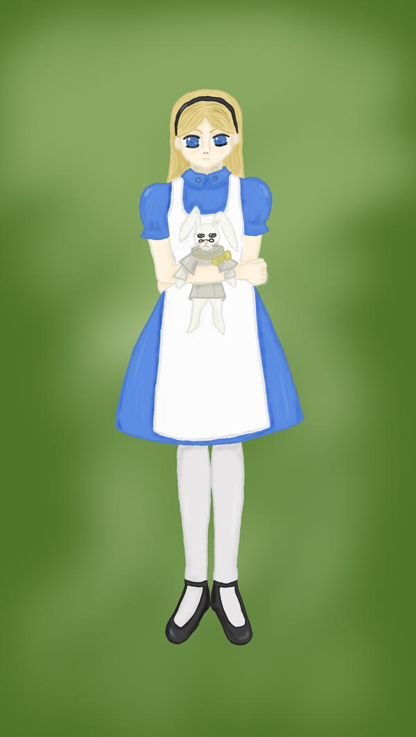 Alice and the Rabbit by DarkLurker003 on DeviantArt