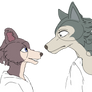 beastars juno and legosi