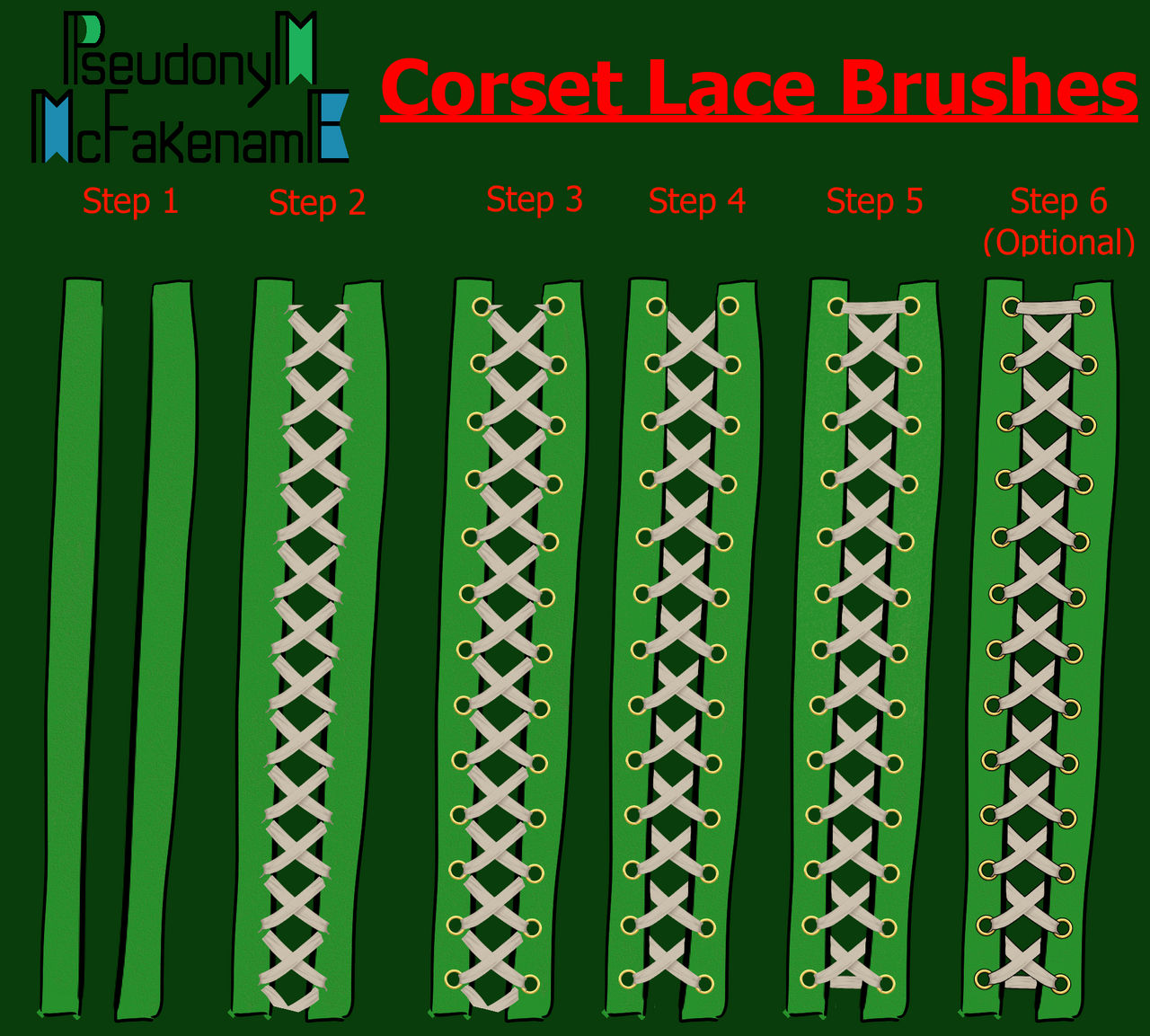 CSP Brushes - Corset Pack Example