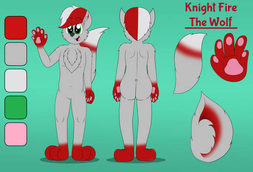 Knight Fire Wolf Ref Sheet