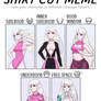 Shirt Cut Meme - Lucy Wilde