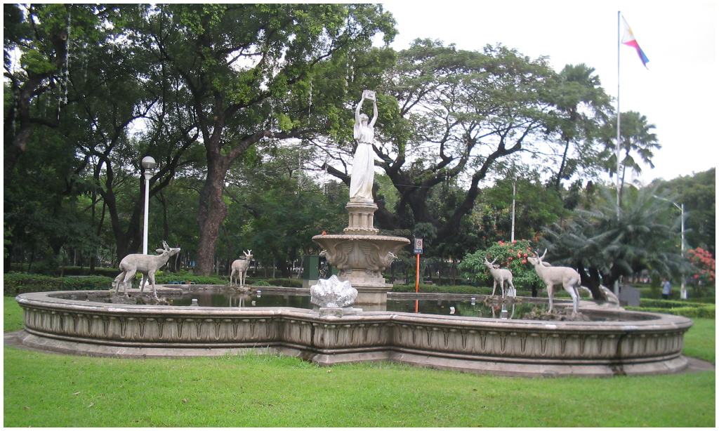 Four Deers and Lady