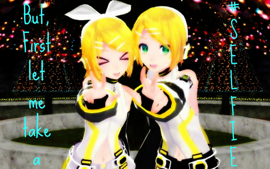 MMD - Let me take a selfie - Rin x Rinto by AbbyTropis on DeviantArt