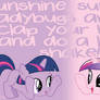 Filly Twilight + Young Cadence Hoofshake Wallpaper