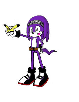 Purple the Echidna -by Akira-