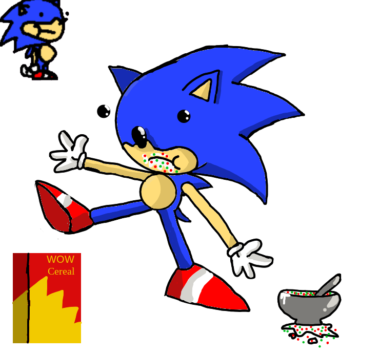 FANART:. Classic Sonic by BlueBlurApple on DeviantArt