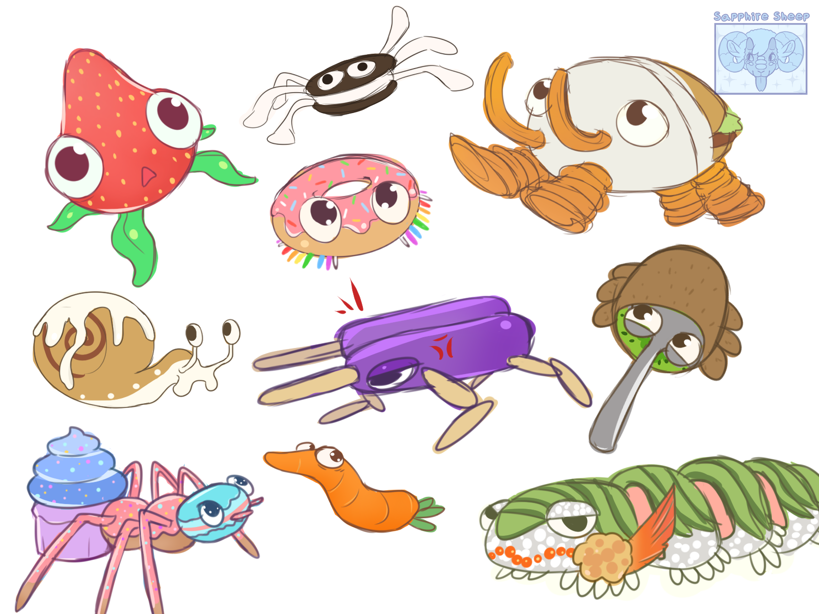 bugsnax doodles by SapphireSheep on DeviantArt