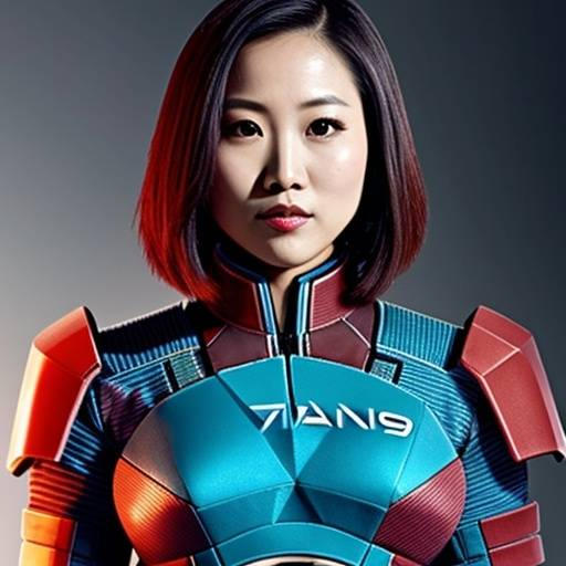 Constance Wu as Commander Shepard by sandomega on DeviantArt