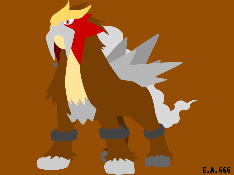 Entei Background by EnderArcher666 on DeviantArt