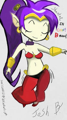 shantae  color wiiu art academy sketchbook