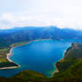 Volcano lake azores