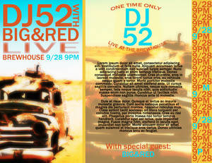 DJ52 Flyer