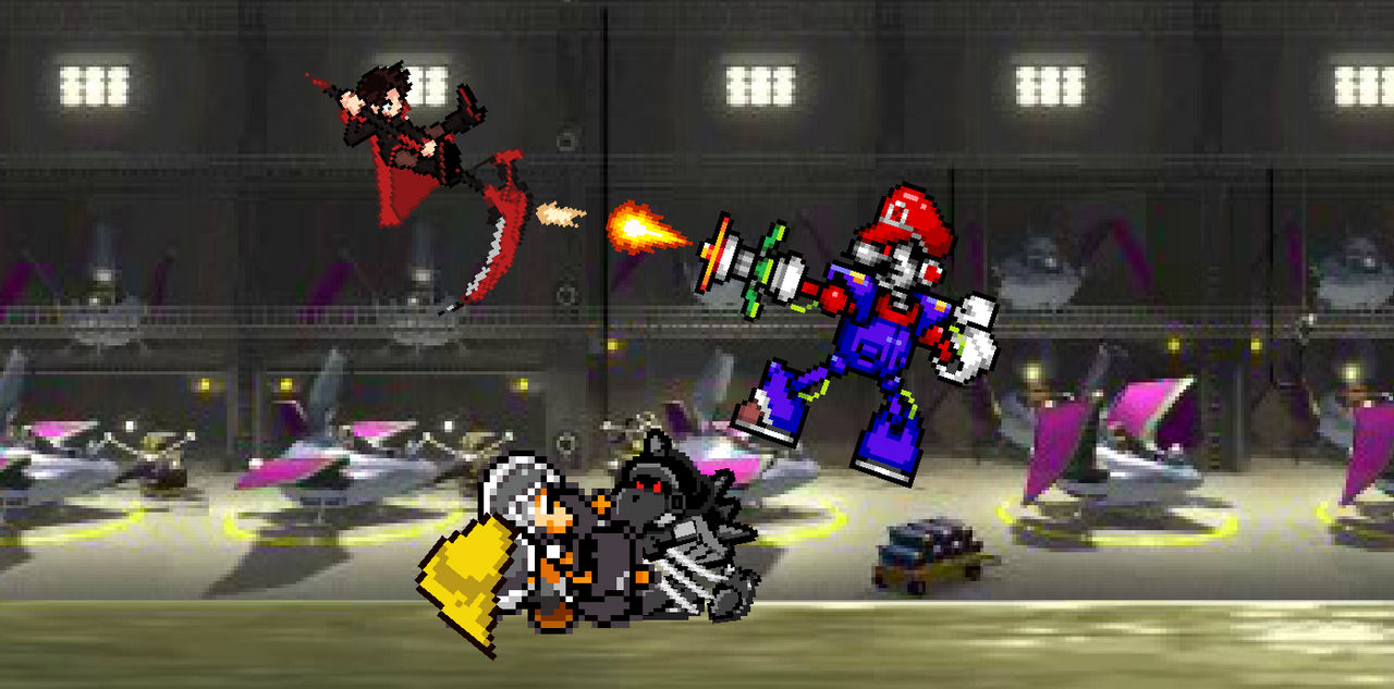 Mario and Ruby vs Basilisx and Mecha Mario by SuperRetroClassic81 on ...