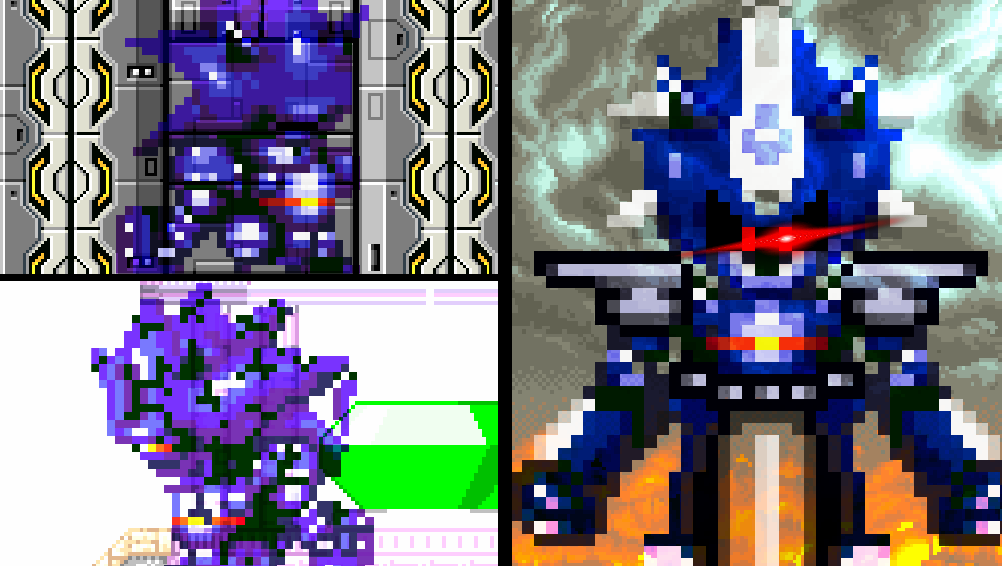 neo metal sonic sprite by bezf0cezf0 on Newgrounds