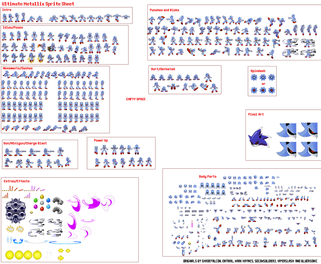 Hyper Metallix sprite sheet (SMBZ) by SuperRetroClassic81 on DeviantArt