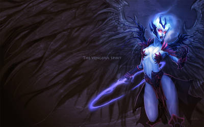 The Vengeful Spirit -wallpaper by kunkka