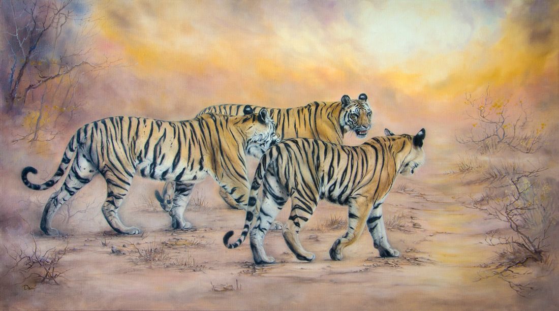 Tigress with cubs