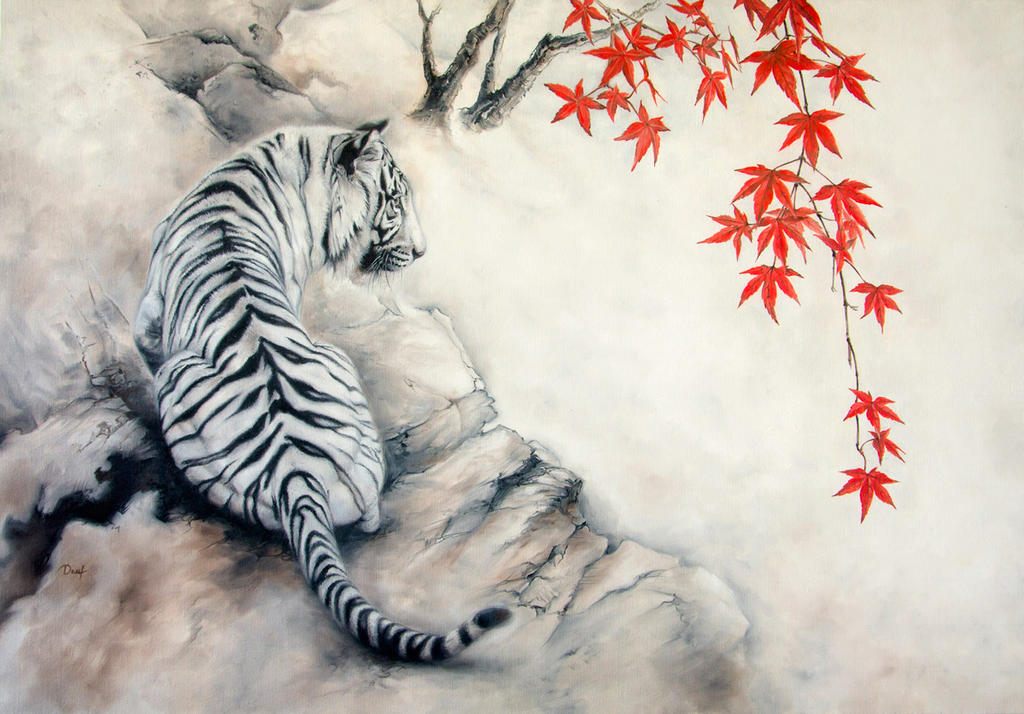 White tiger by IrenaDem