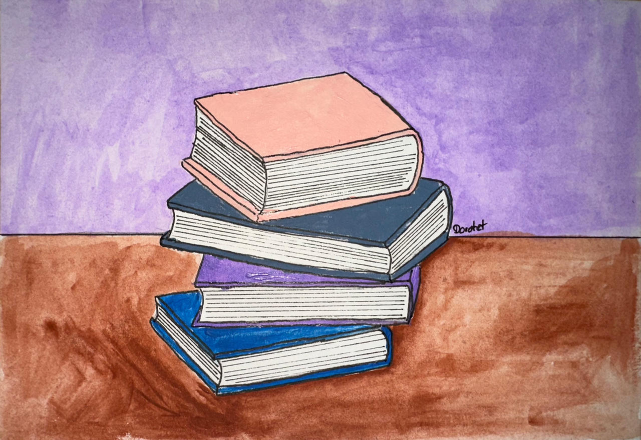 Book Deviantart stack of books by Dorotet on DeviantArt
