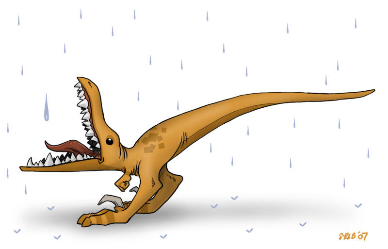 Thirsty Raptor by Kobb on DeviantArt