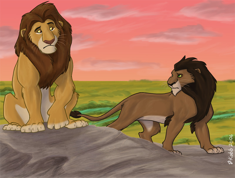Pre Tlk Mufasa And Scar By Kobb On Deviantart