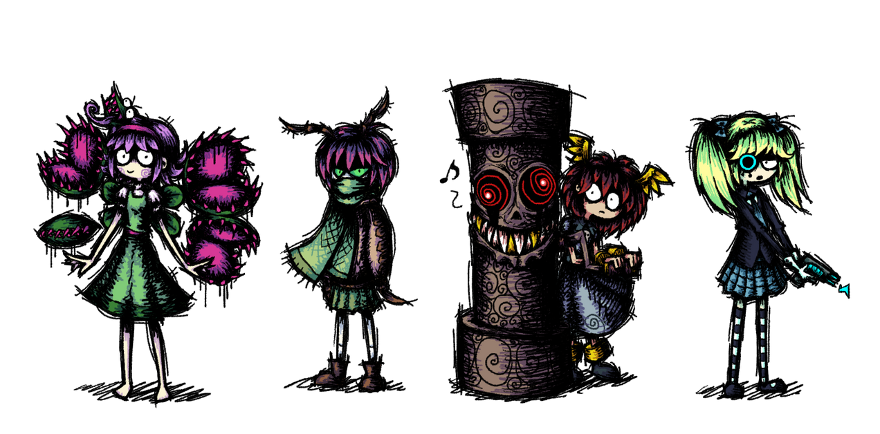 Funky Character Designs by BlindVoid