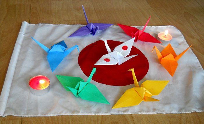 cranes for Japan