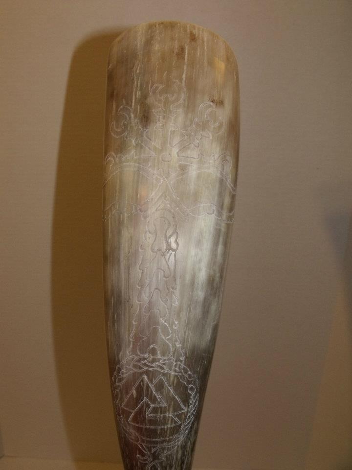 Asatru Drinking Horn