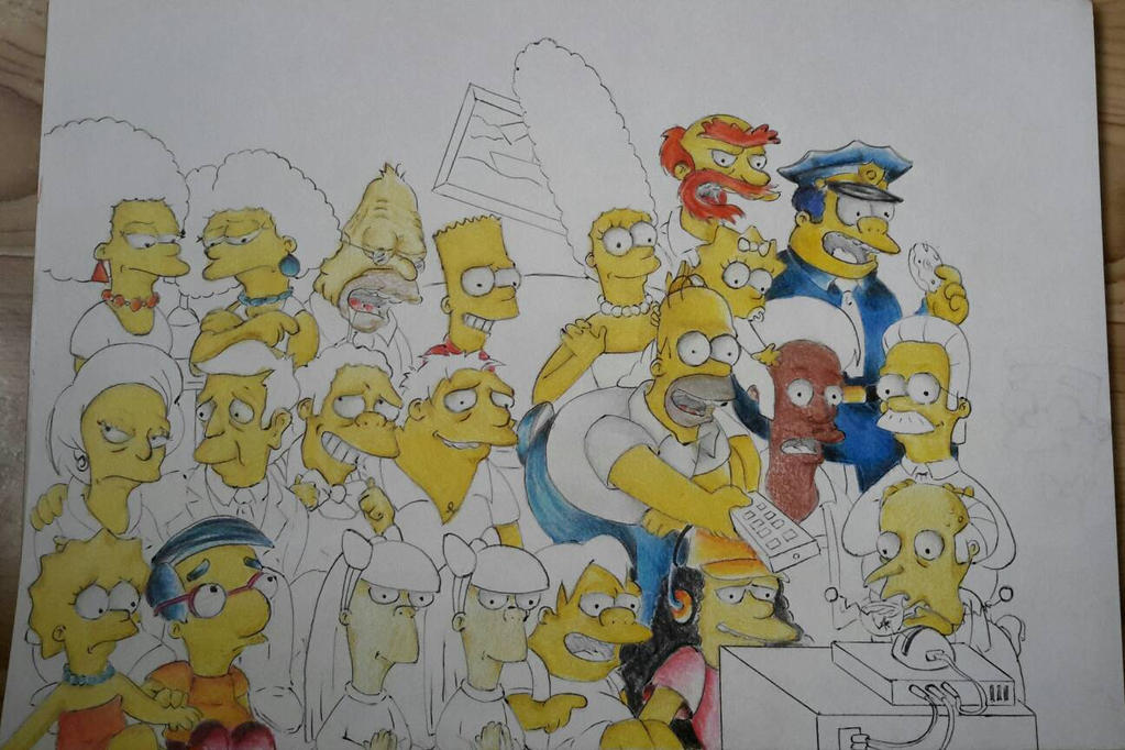 Sam Simpsons Deviantart The Simpsons pt.3 by Dimondrawing on DeviantArt