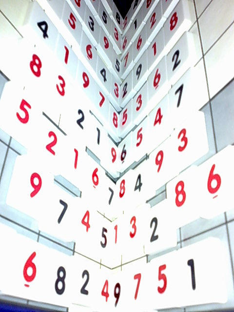 Red Numbers Code Wall The wall of numbers by R26 on DeviantArt