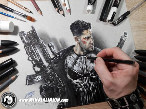 Drawing The Punisher - Frank Castle