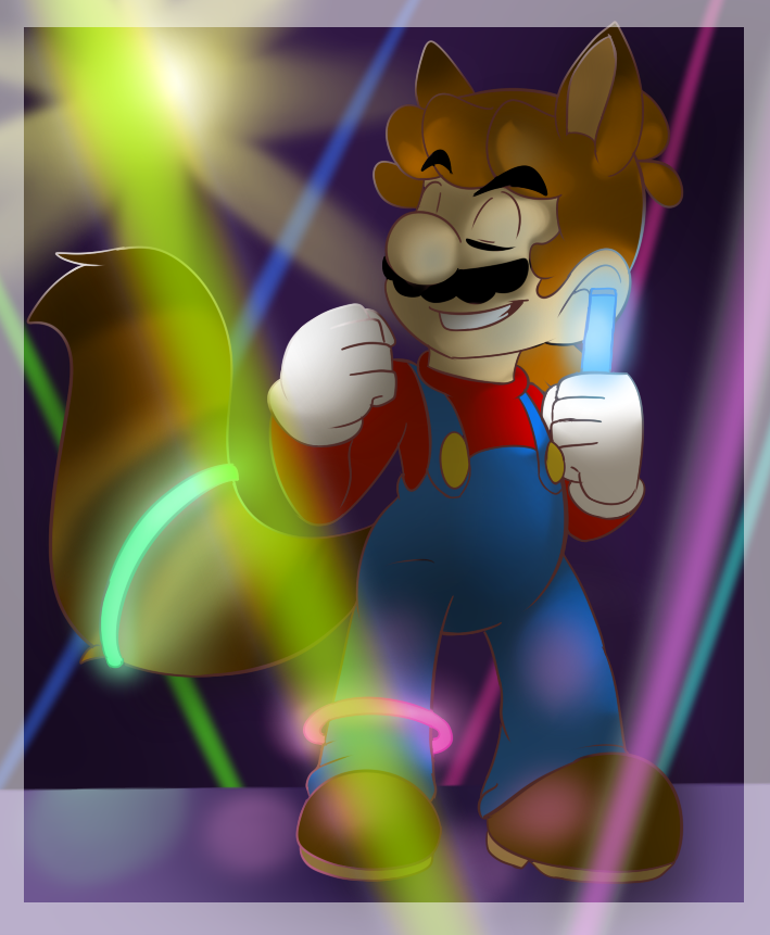Mario Dancing in a Party