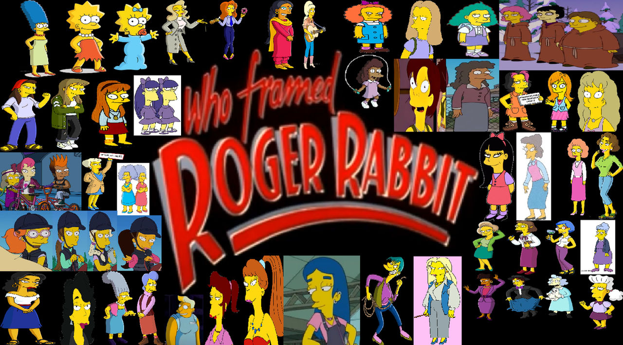 The Simpsons females in Who Framed Roger Rabbit by BenHughes14 on ...