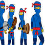 Lurleen and The Dixie Chicks as ninjas