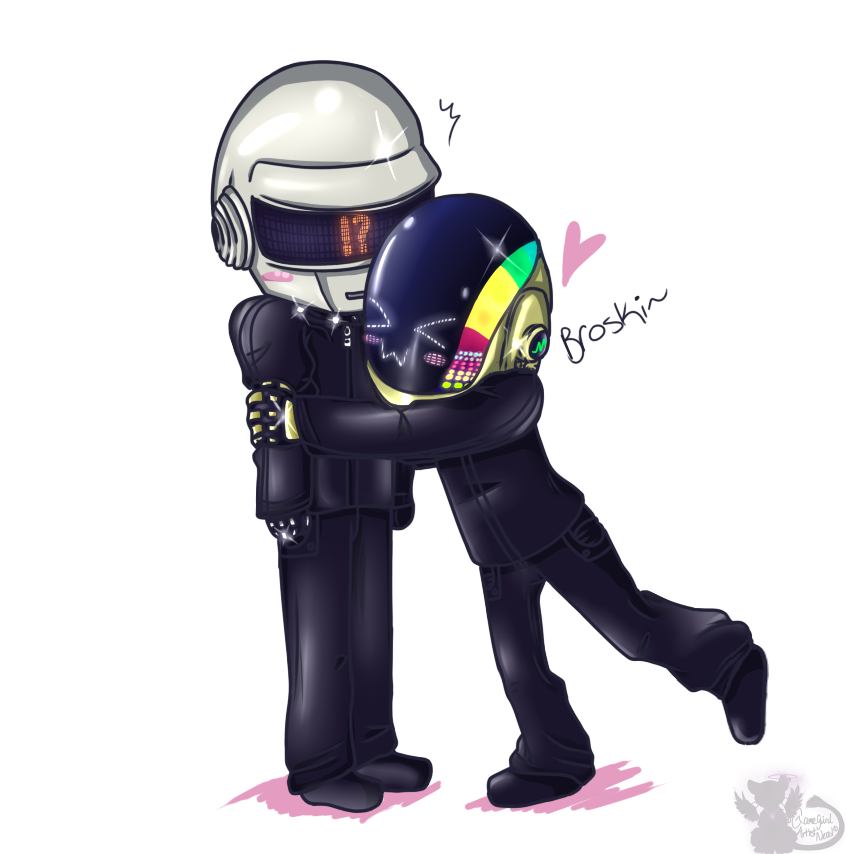 Daft Punk FanArt :Thomas and Guy Chibis: