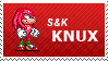 Knuckles Animated Stamp by Fastmon