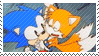 [Sonic OVA] Sonic and Tails Stamp by Fastmon