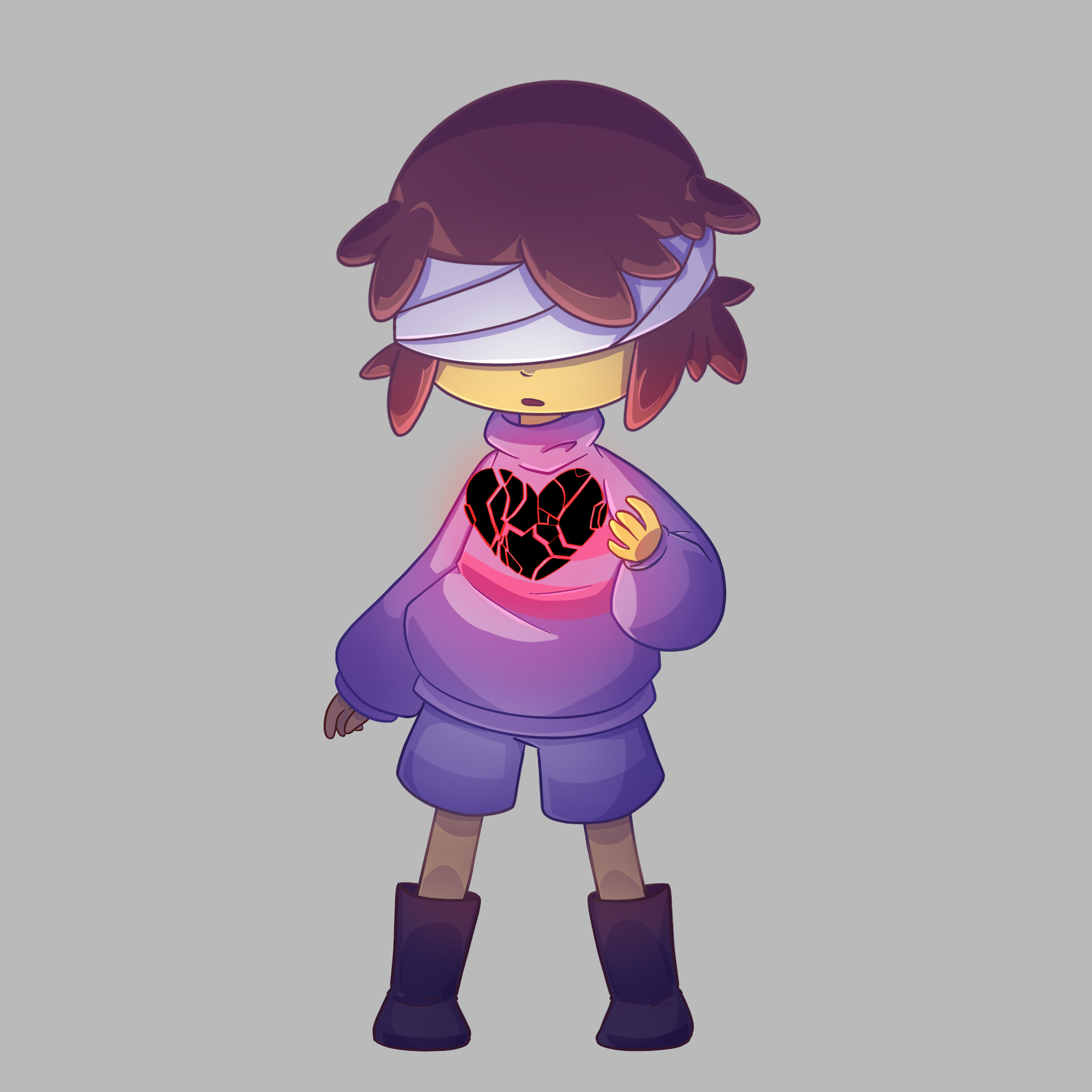 Fallbacktale Frisk Zombietale Frisk by CalmChapsArt on DeviantArt