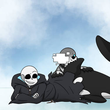 Reapertale Sans and Chara by poppitycorn2 on DeviantArt