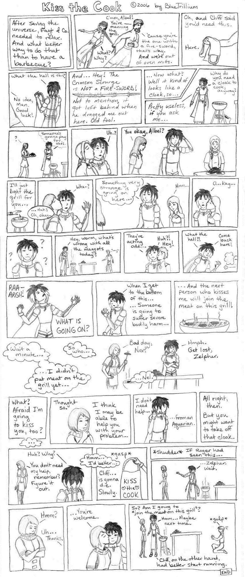 Kiss the Cook - SO3 comic