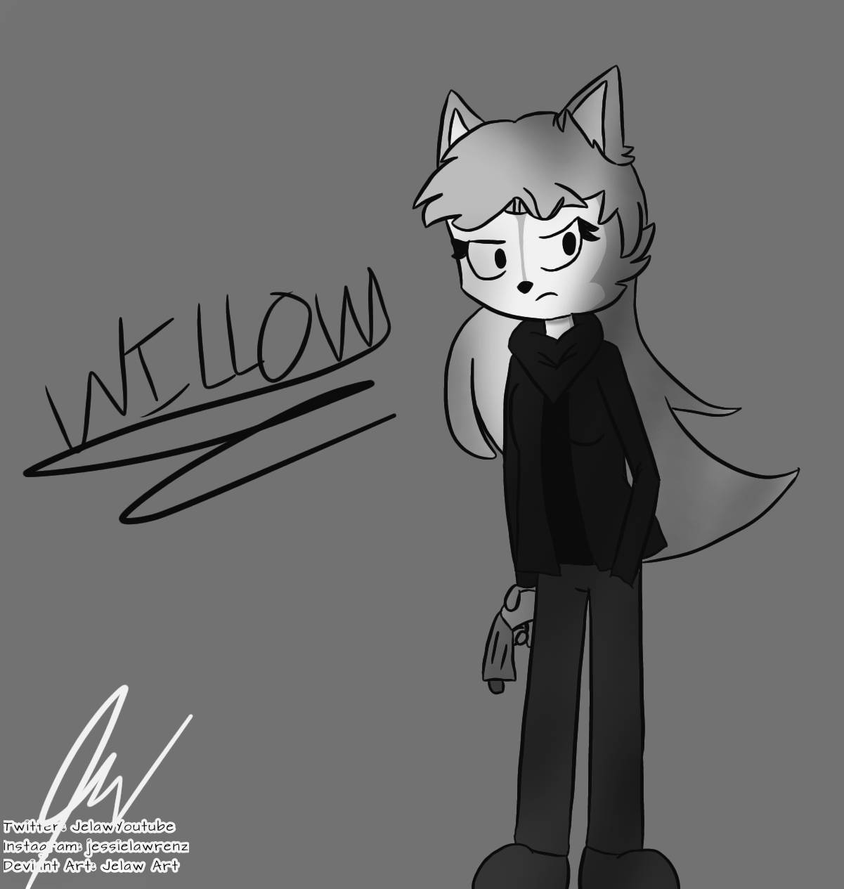 Willow Wolfy(Piggy Roblox book 2) - Desenho de malu_lobinha - Gartic