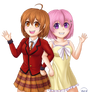 CM: Kasane Hasekura and Momo Velia Deviluke