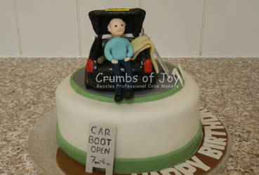 Car Boot Themed Cake and Topper